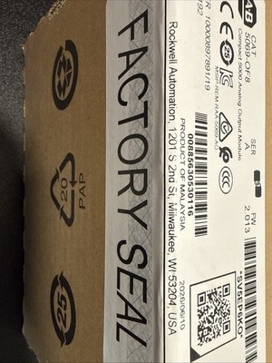 2026 Factory Sealed Allen Bradley 1756-OF8I Ser B ControlLogix A/O Module