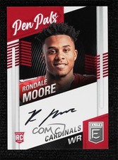 2021 Panini Donruss Elite Pen Pals Rondale Moore #PP-RMO Auto 0d44