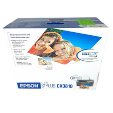 → View on eBay: Epson Stylus CX3810 All In One Color Inkjet Printer New Sealed Epson Stylus CX3810 All In One Color Inkjet Printer New Sealed