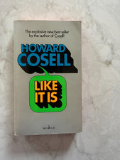 Like It Is, paperback book, by Howard Cosell