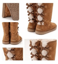 Koolaburra by Ugg Chestnut Faux Fur Boots Sz. 7