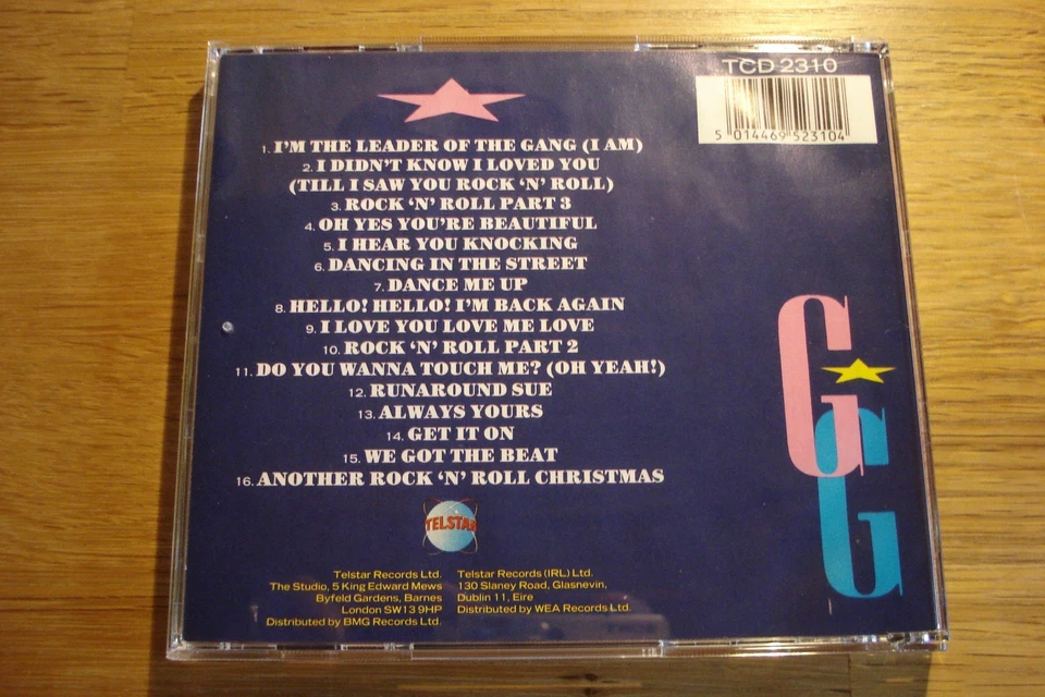 CD THE GARY GLITTER PARTY ALBUM GREATEST HITS PANINI POP STARS MINI POSTER BRAVO - Bild 2 von 4