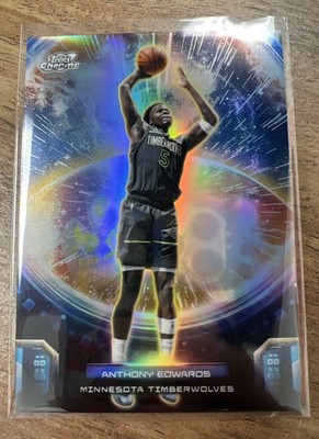 2026 Topps Chrome Anthony Edwards. Timberwolves. Re-Entry. #REE-4.