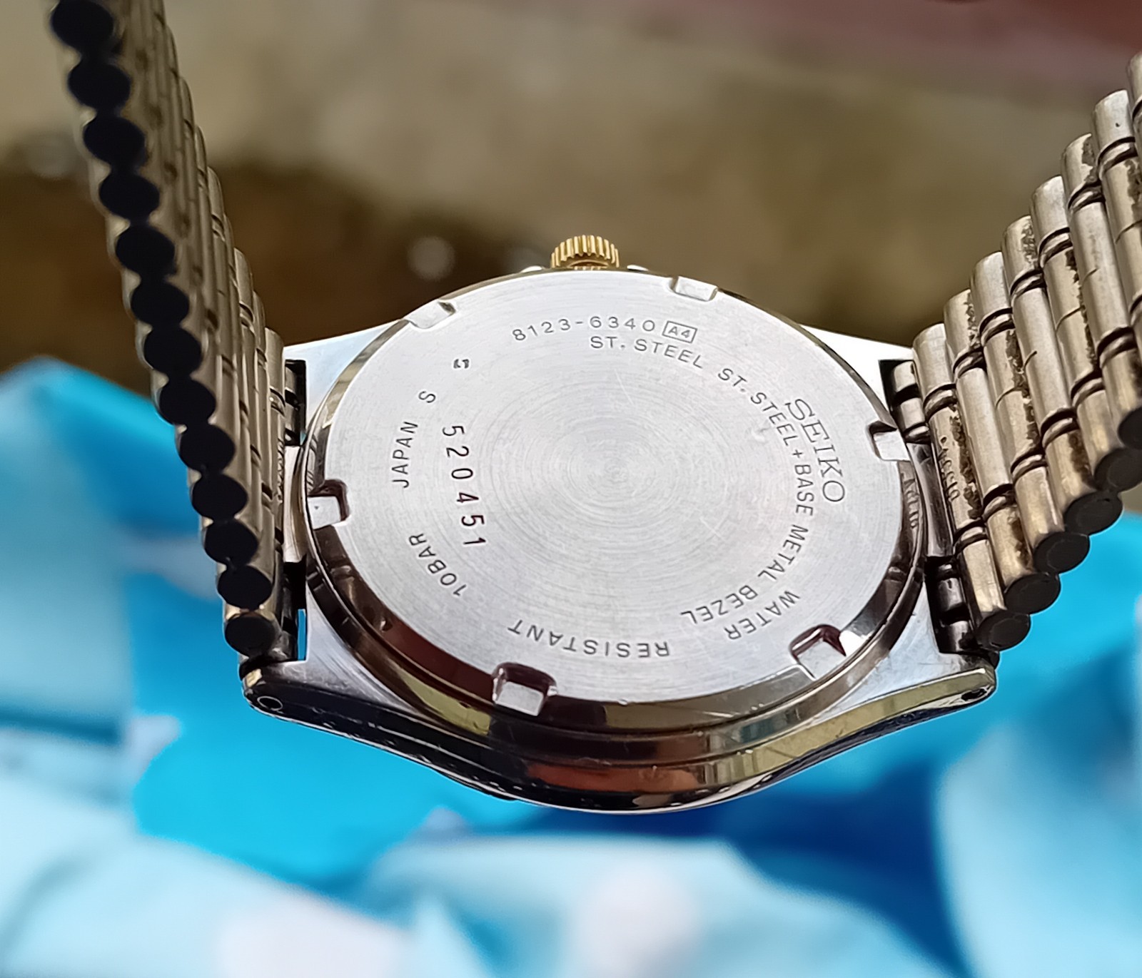 VINTAGE SEIKO SQ 100 QUARTZ 8123-6340 MEN'S 34MM image 5