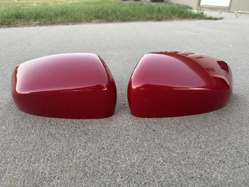 OEM Set 2 Jeep Cherokee Compass Mirror Covers Red 17 18 19 20 21 22 23 24