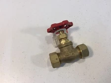 Mueller B&K Industries Compression Stop Valve Brass 1/2" 105-513HC