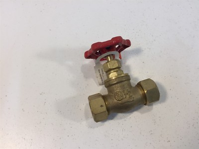Mueller B&K Industries Compression Stop Valve Brass 1/2'' 105-513HC