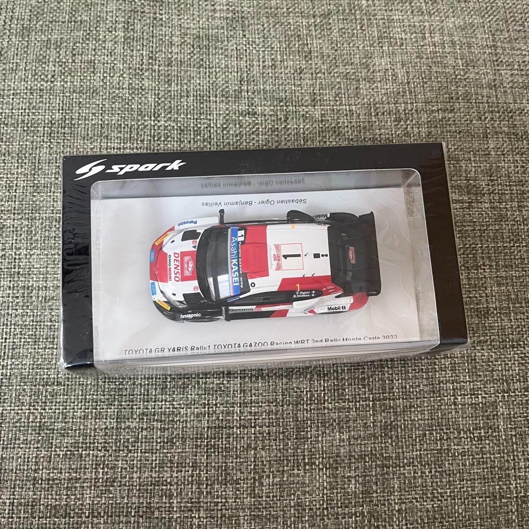 TOYOTA GR YARIS Rally 1/43 ミニカー 2022 Spark (スパーク) 1/43 TOYOTA GR Yaris Rally1 No.18 TOYOTA