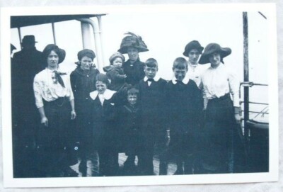 c.1980s PC Mrs Watson & Family at Tilbury, 1913
