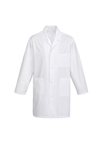 Biz Collection Unisex Adult Classic Medical Doctor Lab Coat Jacket Uniform Mens - Picture 2 of 3
