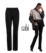 Cabi New NWT 5Th Avenue Jeans 4326 Black denim Size 00-16 Reg Was 142