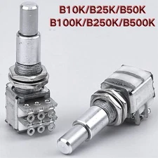 Guitar Bass Audio Alpha Stacked Dual Concentric Potentiometer(POT) Center Detent