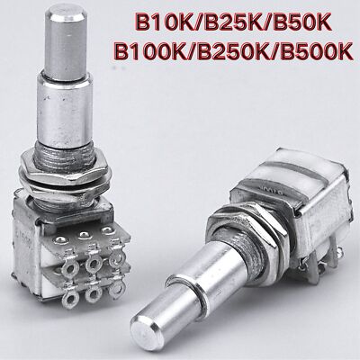Guitar Bass Audio Alpha Stacked Dual Concentric Potentiometer(POT) Center Detent