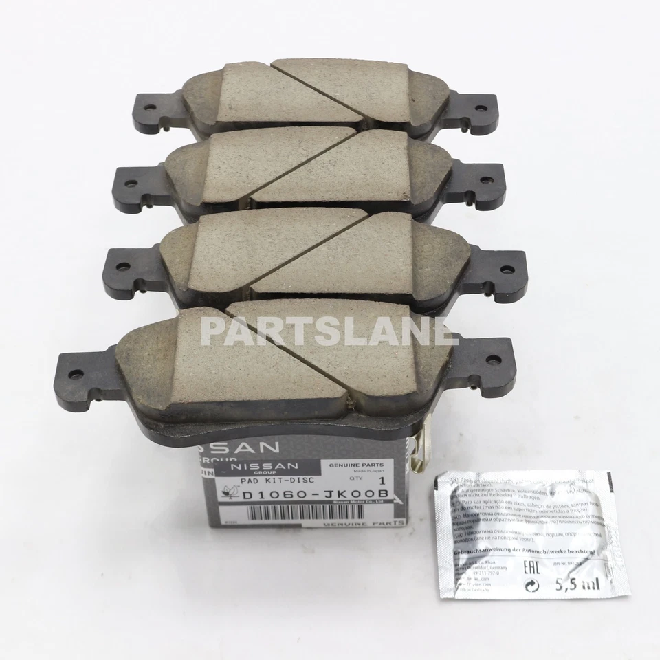 Kit de pastillas de freno de disco delanteras originales Infiniti G35 G37 Q60 D1060-JK00B Foto 2 de 2