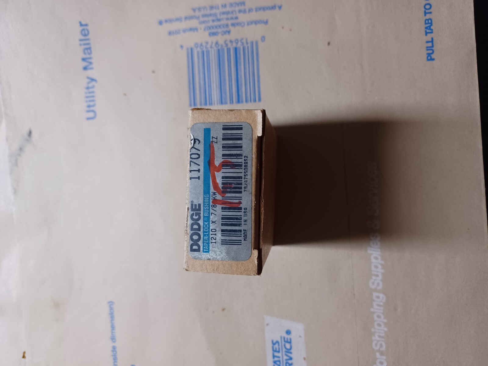 Bague De Serrage Conique Dodge 117078 - Taper-Lock Bushing 1210 X 5/8 KW, New Old Stock