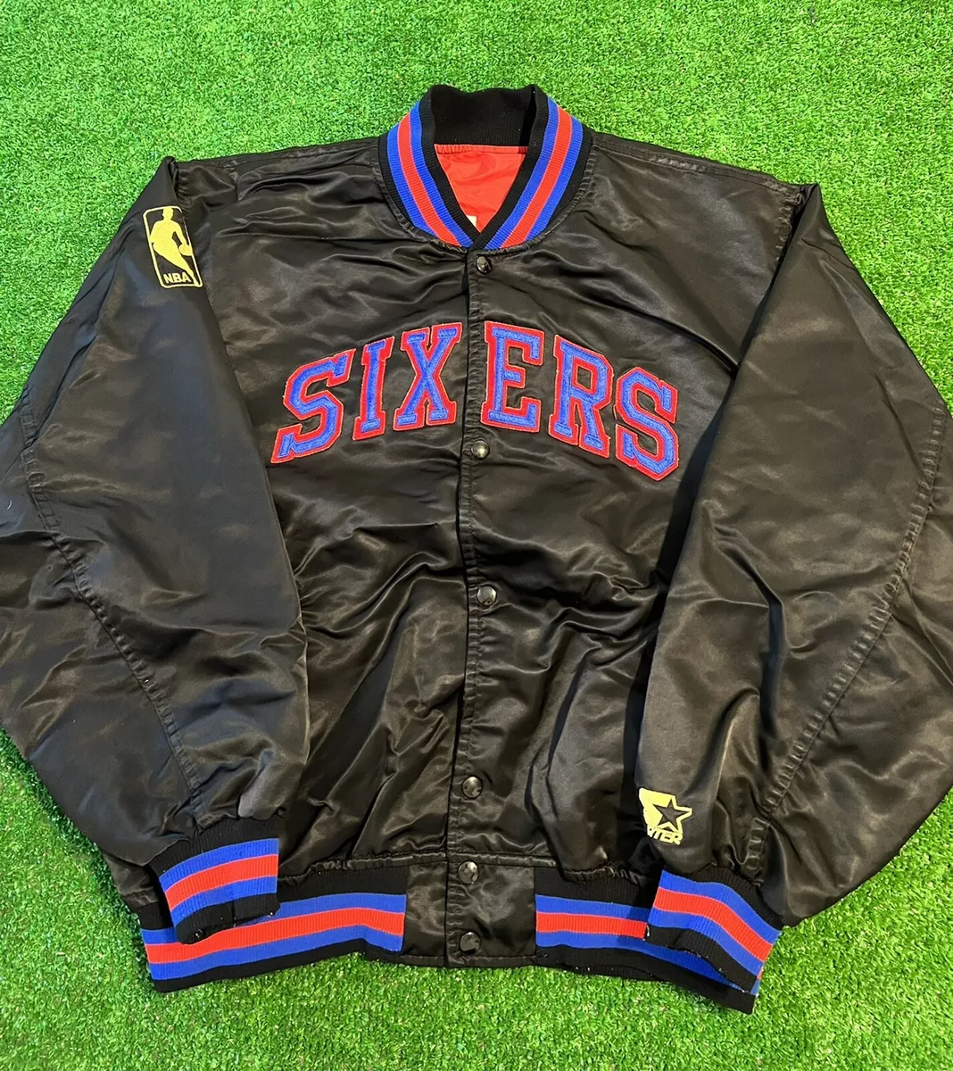 90s Philadelphia 76ers NBA Bomber Jacket/ L -  Ireland