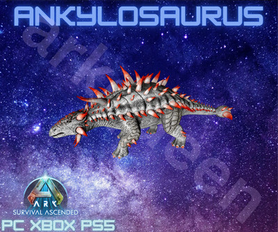 Ark Survival Ascended PvE   Ankylosaurus | Ankylo - 100% Imprint - 1293% dmg