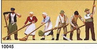 Preiser 10045 H0 Heuernte 6 Figuren Neu Ovp+