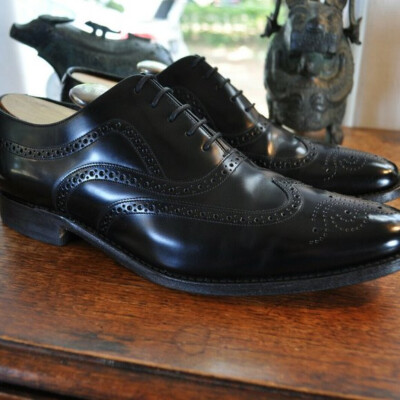 black balmoral oxford dress shoes Handmade Balmoral Oxford Shoe main image 1