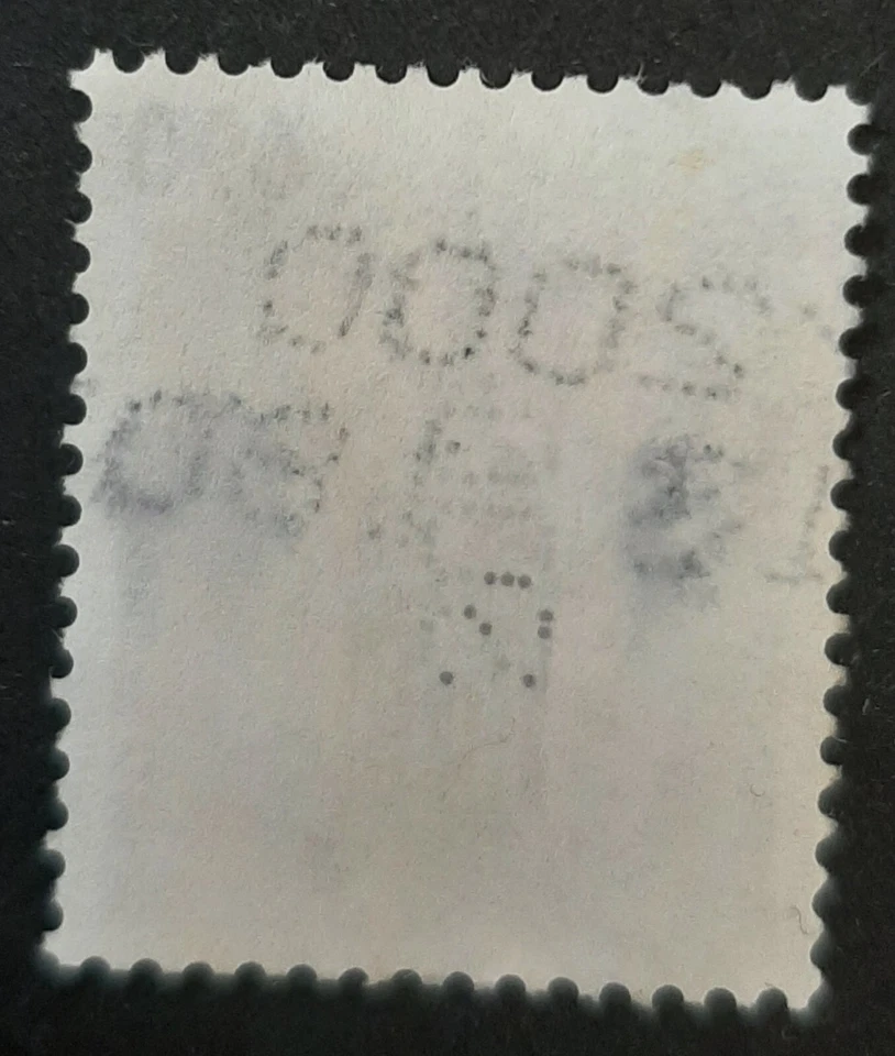 Germany: 1996 - 690 Pf St Michael's Church Hamburg with Coil Number - Used Stamp - Image 2 of 2