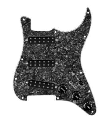 920D Polyphonics Blk Pearl/Blk Loaded Pickguard 7-Way/2-Toggle for Strat Guitars