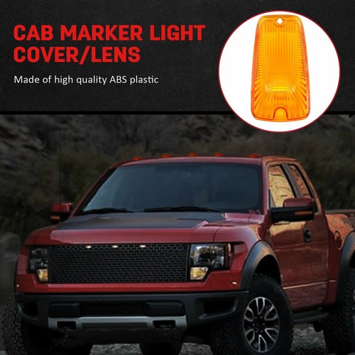 5pcs Cab Marker Roof Running Light Amber Cover For Chevrolet C/K1500 2500 3500 - Picture 6 of 7
