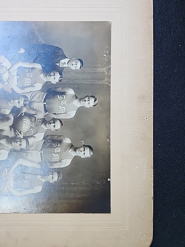 VINTAGE BASKETBALL CABINET 1919-20 GENUINE AUTHENTIC APROX 12X14 NBA RARE *TPHLC - Imagen 7 de 24
