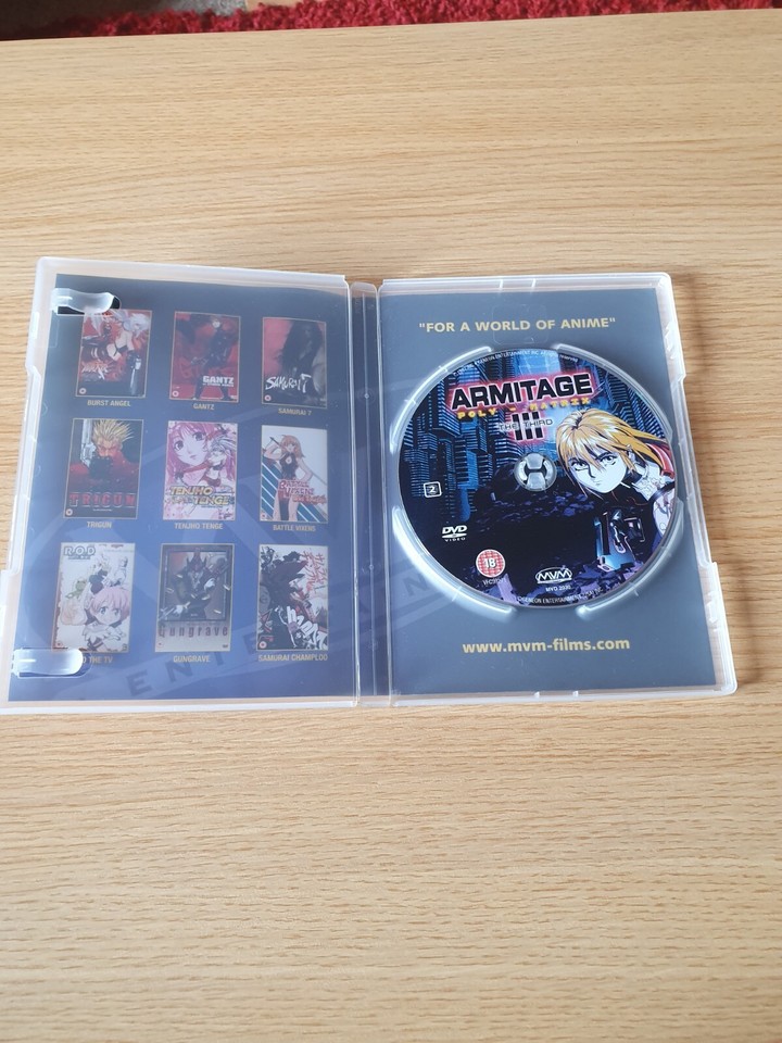 Armitage The Third Poly Matrix DVD 2004 Anime Reg2 5060067000271 eBay