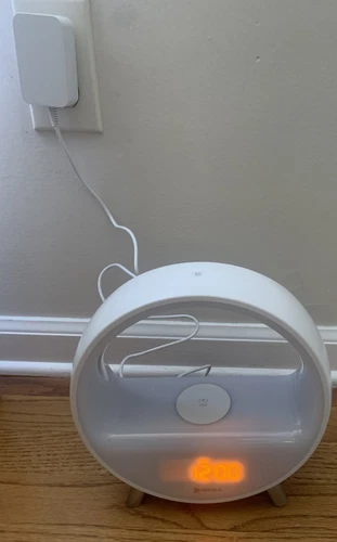 EUC Dekala Arches Gradual Sunrise Alarm Clock with Wireless Charging, White