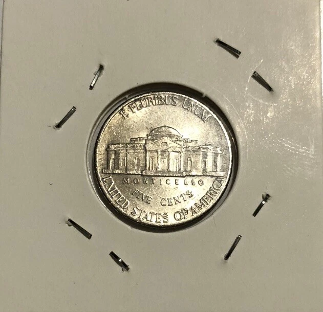 1999 P Jefferson Nickel AU Mint Error ￼Double Die Reverse - Image 4 of 4