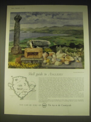 1962 Shell Oil Ad - Shell guide to Anglesey | eBay