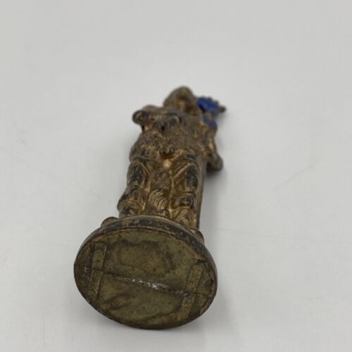 Antique Heavy Metal PEWTER VIKINGS vs. ROMANS Chess Piece **LOOSE* VIKING BISHOP - Picture 10 of 12
