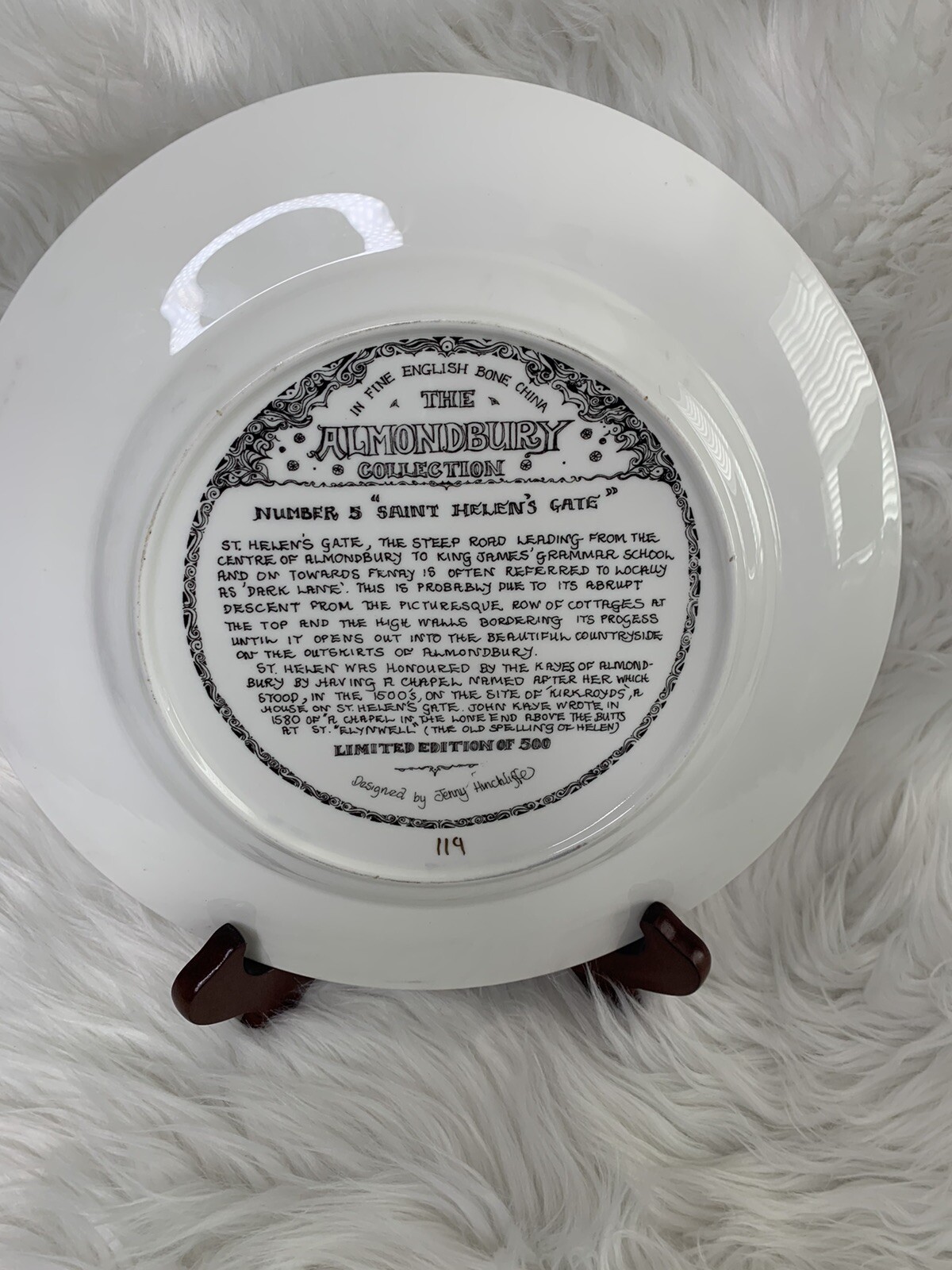 Fine English Bone China AlmondBury Collection Number 5 Saint Helens