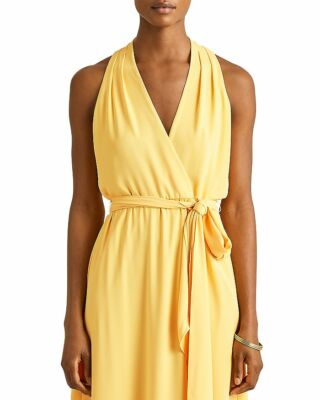 NWT $155 LAUREN Ralph Lauren Crepe Halter Midi Dress 10 Yellow | eBay NWT $155 LAUREN Ralph Lauren Crepe Halter Midi Dress 10 Yellow | eBay