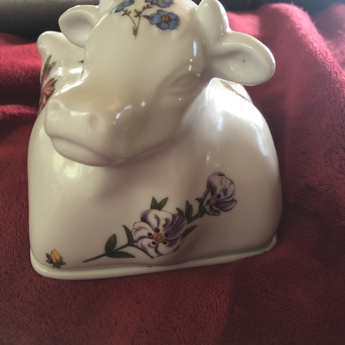 Cow Butter Dish Cordon Blue - Picture 3 of 8