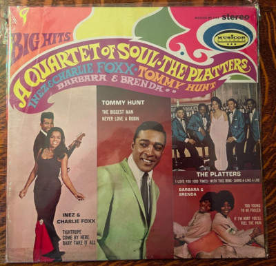 *SEALED* 12'' LP~ QUARTET OF SOUL~1967~ THE PLATTERS~ INEZ & CHARLIE FOXX~ T.HUNT
