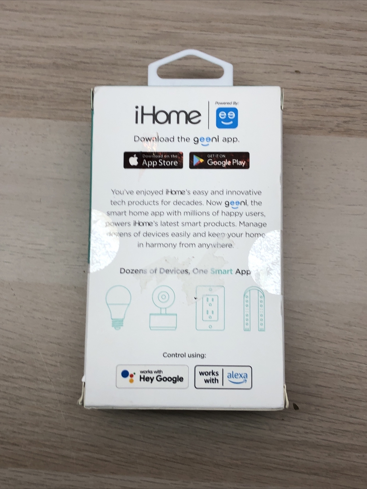 iHome IH-WW117-199W 10 Amp 125 Volt 60Hz Flow Smart Plug for sale 