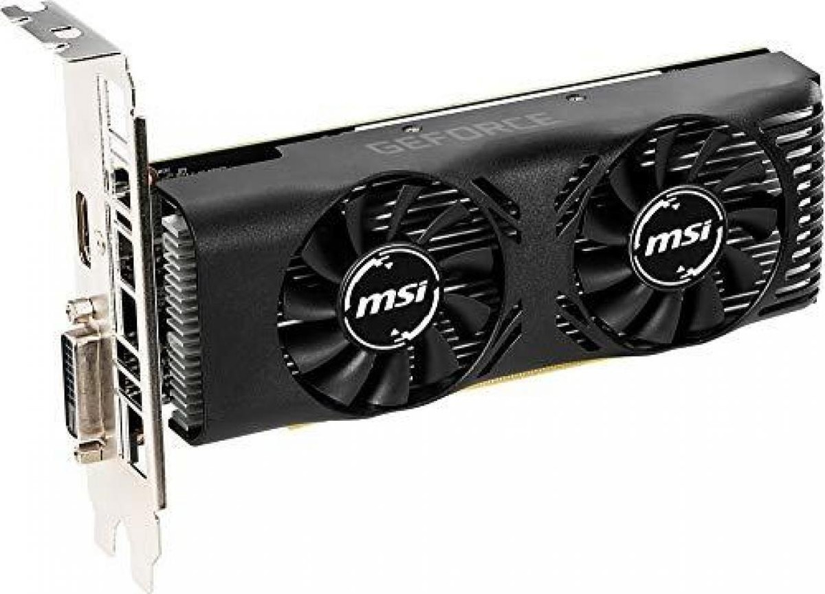 MSI GeForce GTX 1650 4GT LP Graphics Board Low Profile Space MSI GeForce GTX 1650 4GT LP Graphics Board Low Profile Space