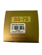 Nissin Sankor Deluxe MC Gold 75mm FL Speed F2.0 35mm Cine Projector Lens NIB