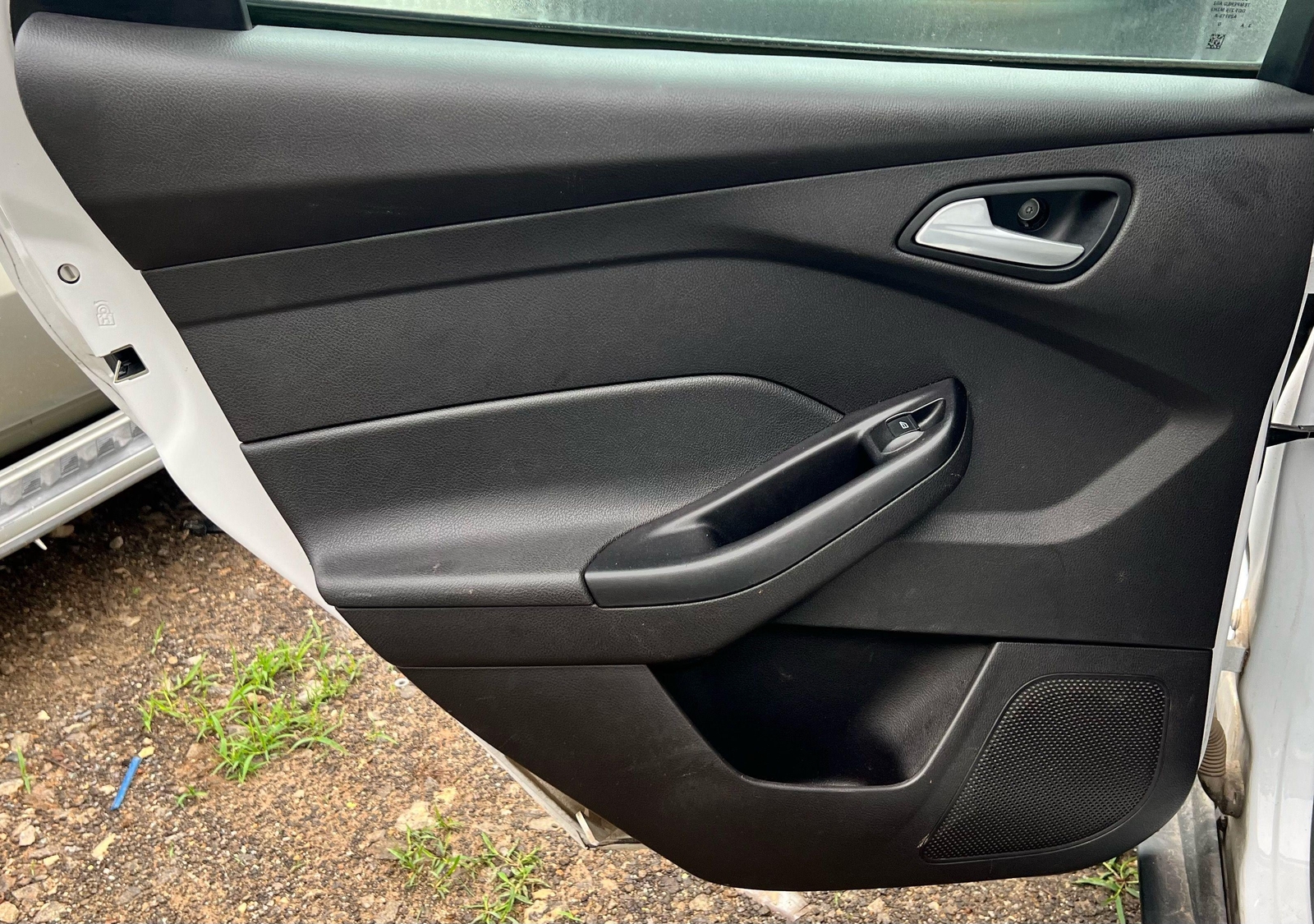 2012 2014 Ford Focus Rear Door Trim Panel LH Driver Side Black Cloth