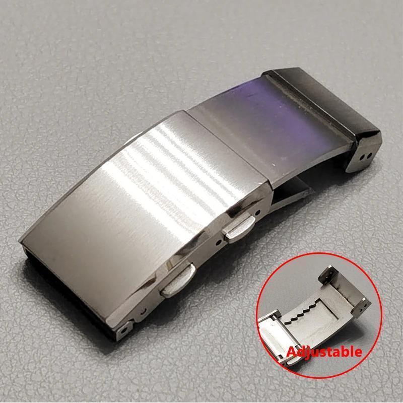 Deployant Clasp Folding Buckle of High-quality Stainless Steel Watch Band 22mm