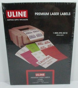 uline laser labels