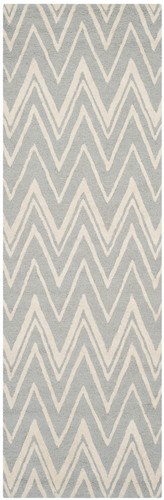 Safavieh Cambridge GREY / IVORY Wool Runner 2' 6 x 12' - CAM711G-212 - Picture 3 of 3