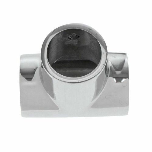 ISURE MARINE Rail 7/8" 90 Degree Rail Fitting Stainless Steel Tee - Picture 2 of 3