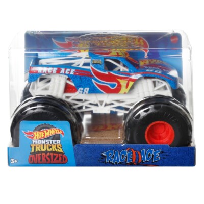 Hot Wheels Monster Truck Groß Größe Rennen Ace Mini Auto 1:24 GTJ37  Spielzeug