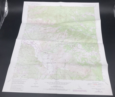 1988 Boucher Hill CA Quadrangle Geological Survey Topo Map 22'' x 27'' USGS