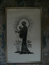 Scherenschnitt Madonna Mit Kind Maria Muttergottes