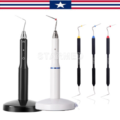 Dental Gutta Percha Obturation Endo Heated Pen /Buchanan Hand Plugger Tips #0-#2