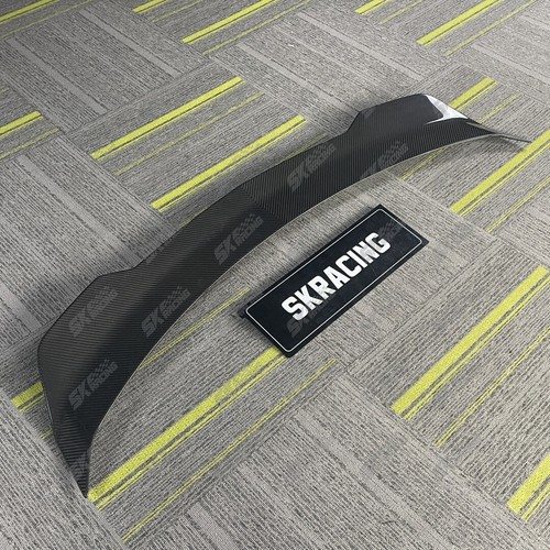For Cadillac CT4 2020-2025 Gloss Black/Dry Carbon/Carbon Fiber Rear Spoiler Wing - Picture 29 of 35