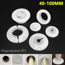 Radiator Pipe Collar Shroud Rosette Rose Wall Hole Cover Cable Wire Tidy Grommet